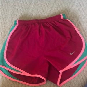 Nike Shorts (pink and green)
